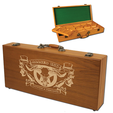 Custom Wooden Poker Chip Cases